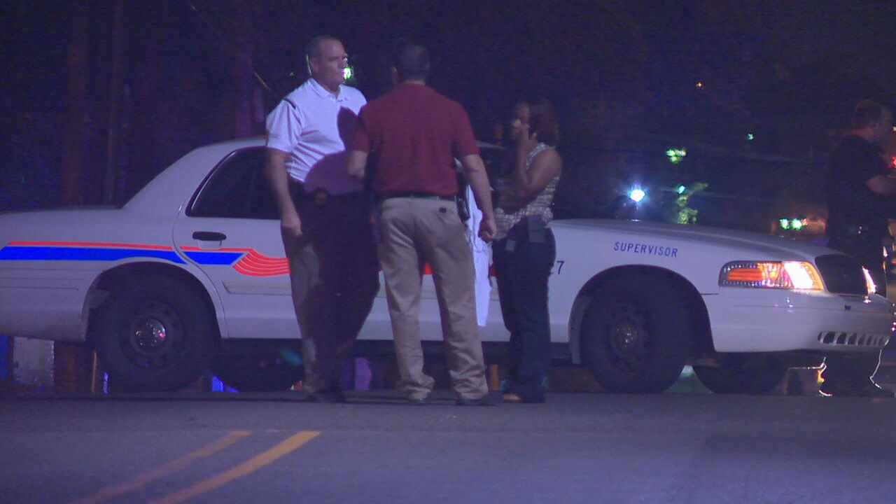 officers at a crime scene